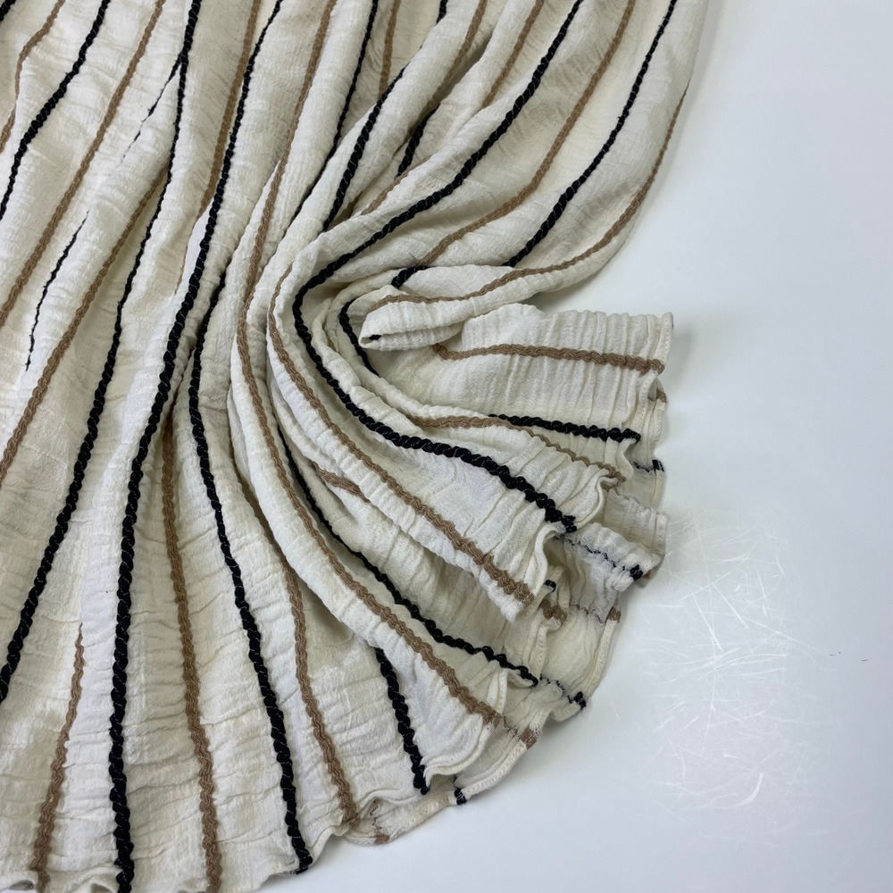 Three Graces London Striped Cotton Midi Dress 10 Beach Resortwear EuroSummer - Picture 9 of 16